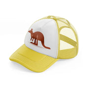 025-kangaroo-yellow-trucker-hat