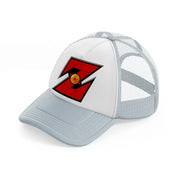 dragonball emblem-grey-trucker-hat