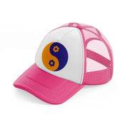 groovy 60s retro clipart transparent 11 neon pink trucker hat