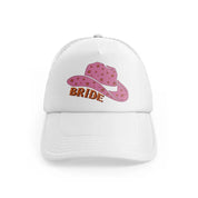 retro cowgirl hat bride-white-trucker-hat