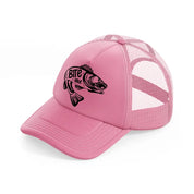 bite me pink trucker hat