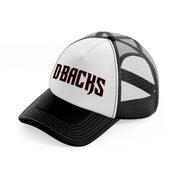 d-backs-black-and-white-trucker-hat