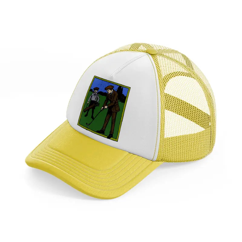 golfers color-yellow-trucker-hat