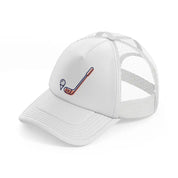 golf stick pink-white-trucker-hat