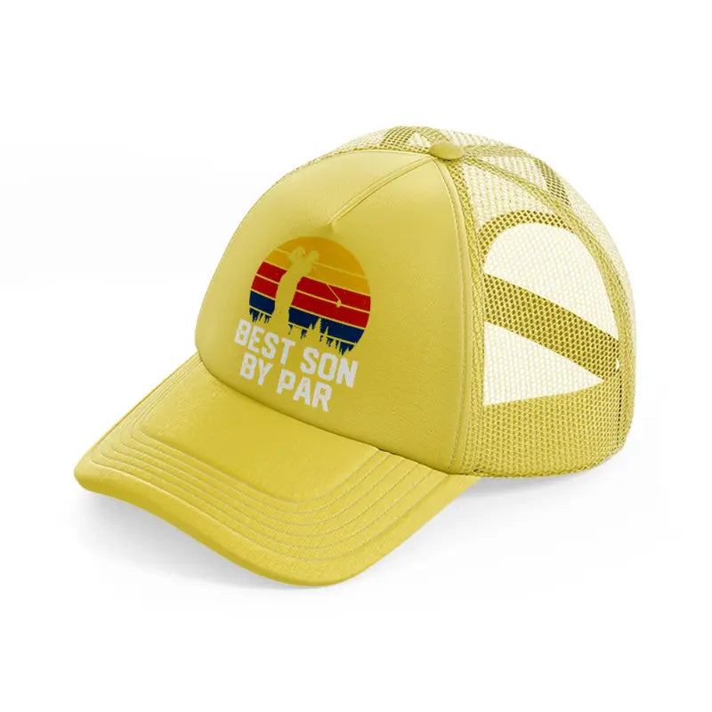 best son by par gold trucker hat