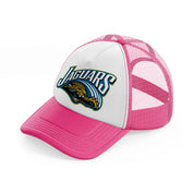 jacksonville jaguars supporter-neon-pink-trucker-hat