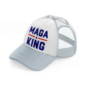 Maga King grey Trucker Hat