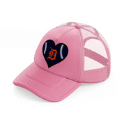 detroit tigers lover-pink-trucker-hat