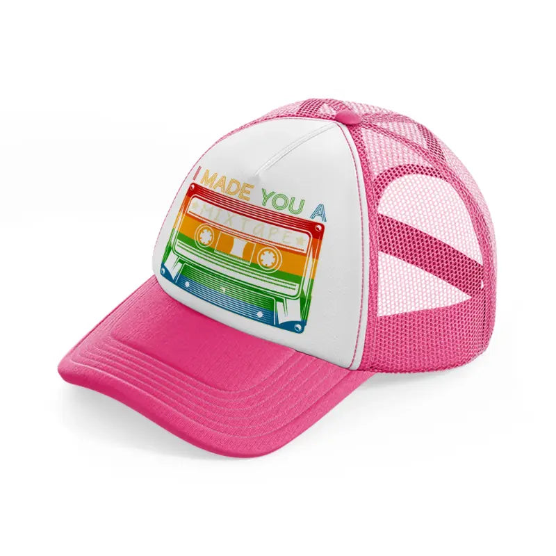 quoteer-220616-up-02-neon-pink-trucker-hat