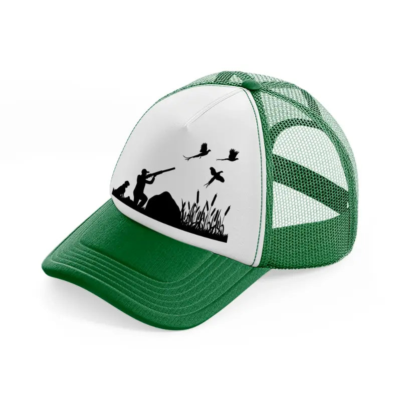 hunting-green-and-white-trucker-hat