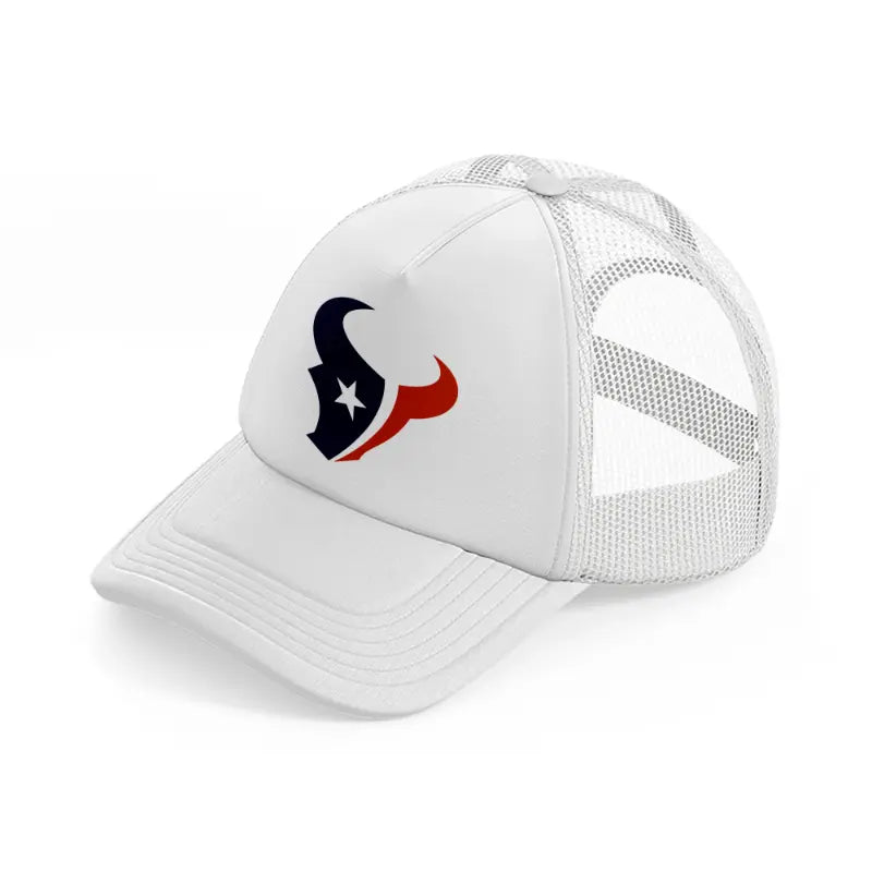 houston texans emblem-white-trucker-hat