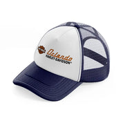 orlando harley-davidson-navy-blue-and-white-trucker-hat