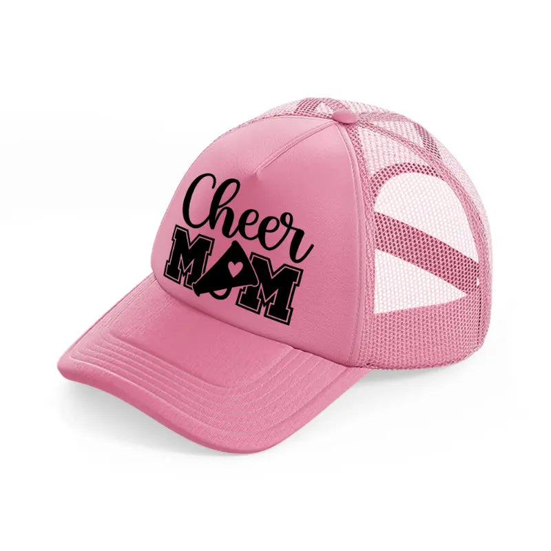 cheer mom-pink-trucker-hat