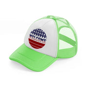 welcome-01-lime-green-trucker-hat