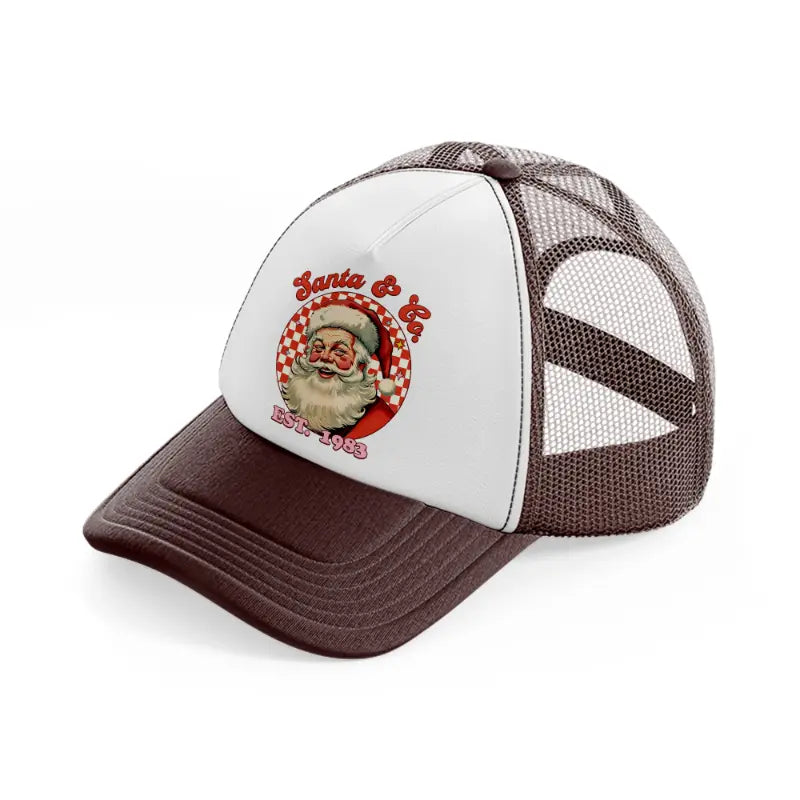 santa & co. est 1983-brown-trucker-hat