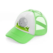 golf ball white-lime-green-trucker-hat