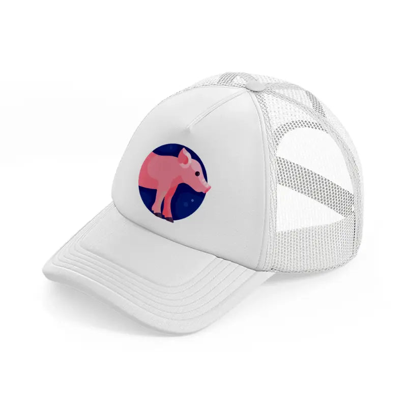 chinese zodiac (4) white trucker hat