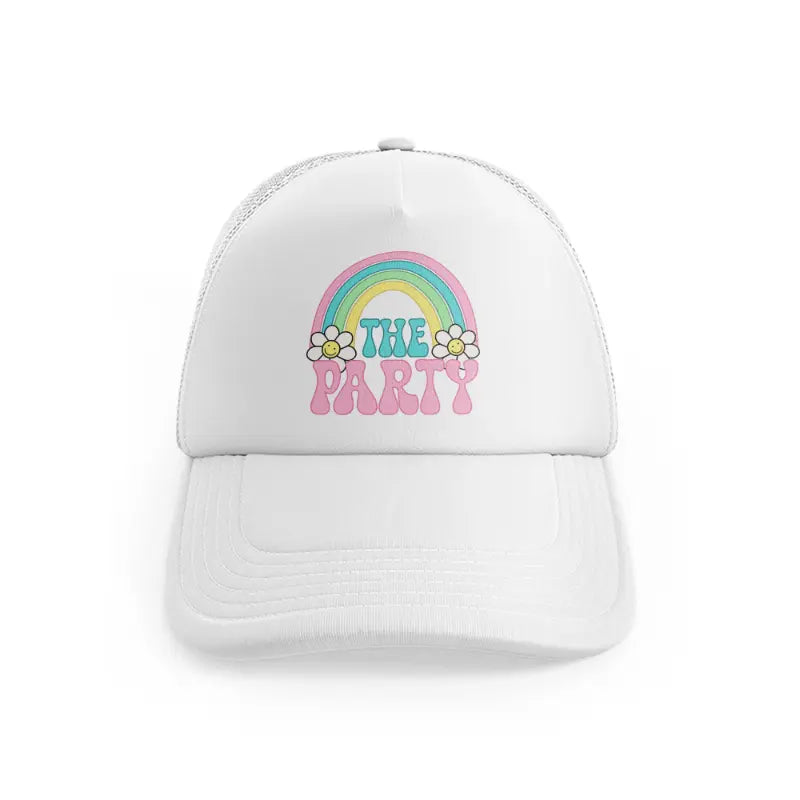 the party-white-trucker-hat