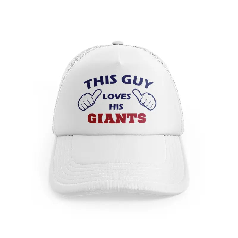 This Guy Loves His Giantswhitefront-view