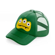 yellow monster-green-trucker-hat