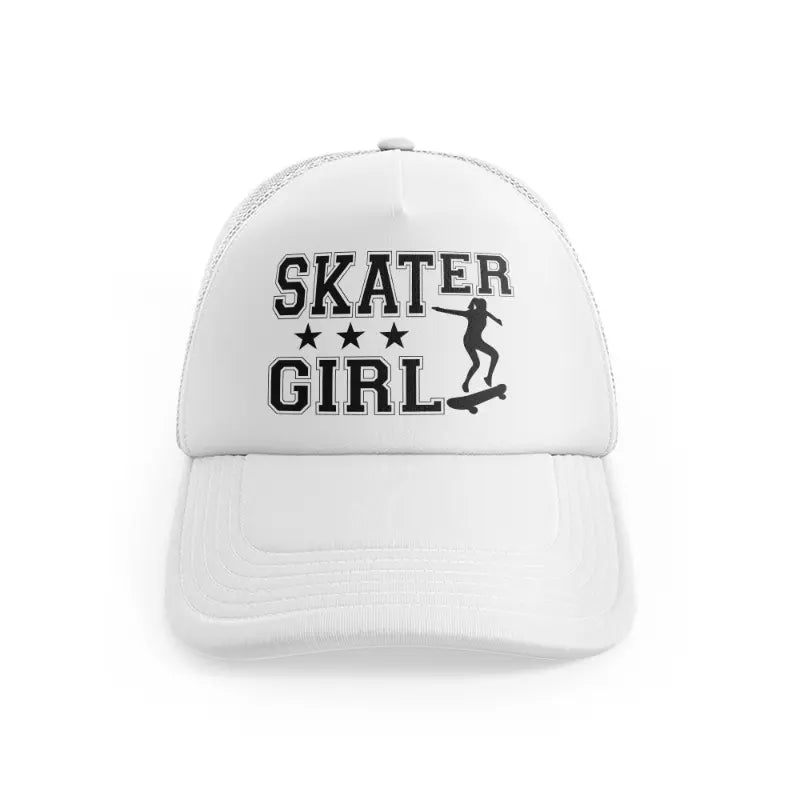 Skater Girlwhitefront-view