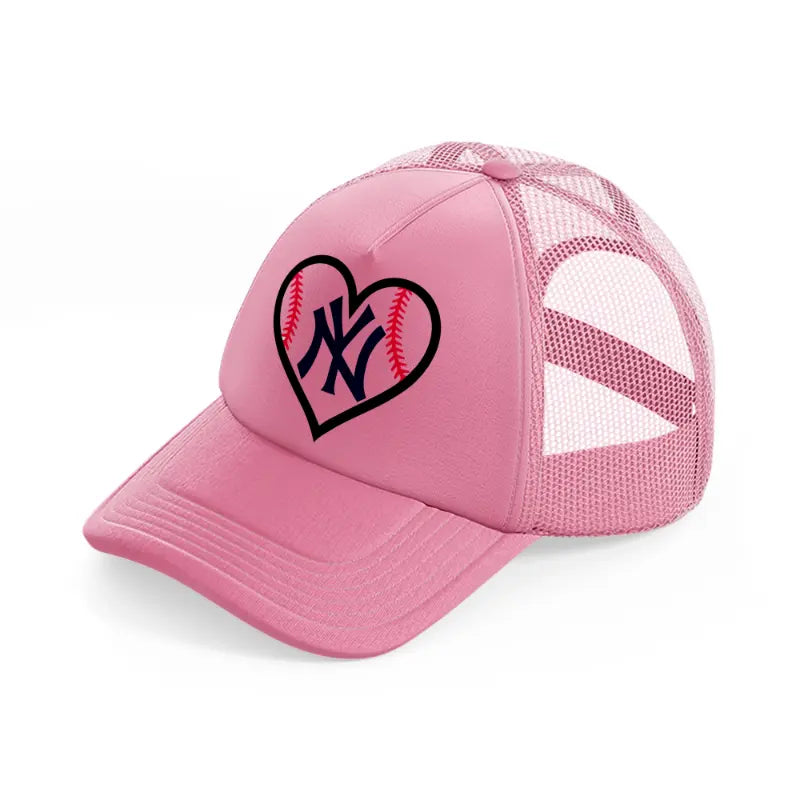 newyork yankees lover-pink-trucker-hat