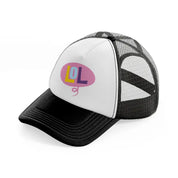 lol black and white trucker hat