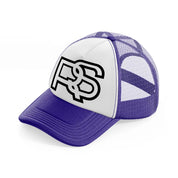 rs purple trucker hat