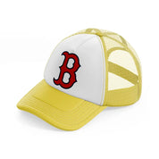 b from boston-yellow-trucker-hat