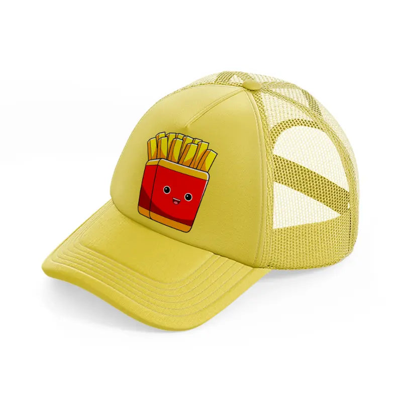 french fries-gold-trucker-hat