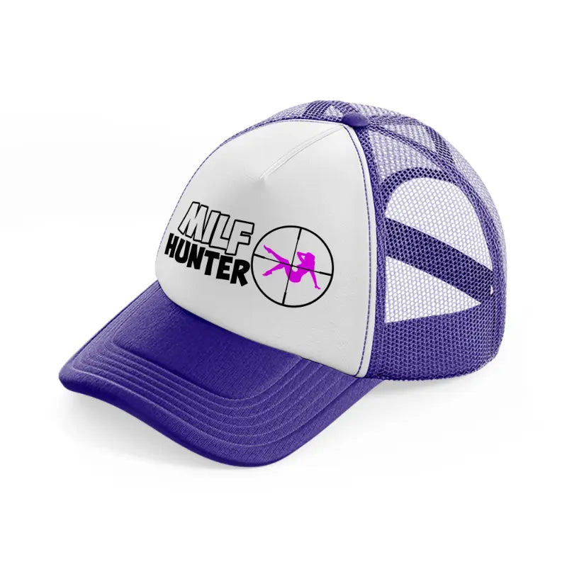 Milf Hunter purple Trucker Hat