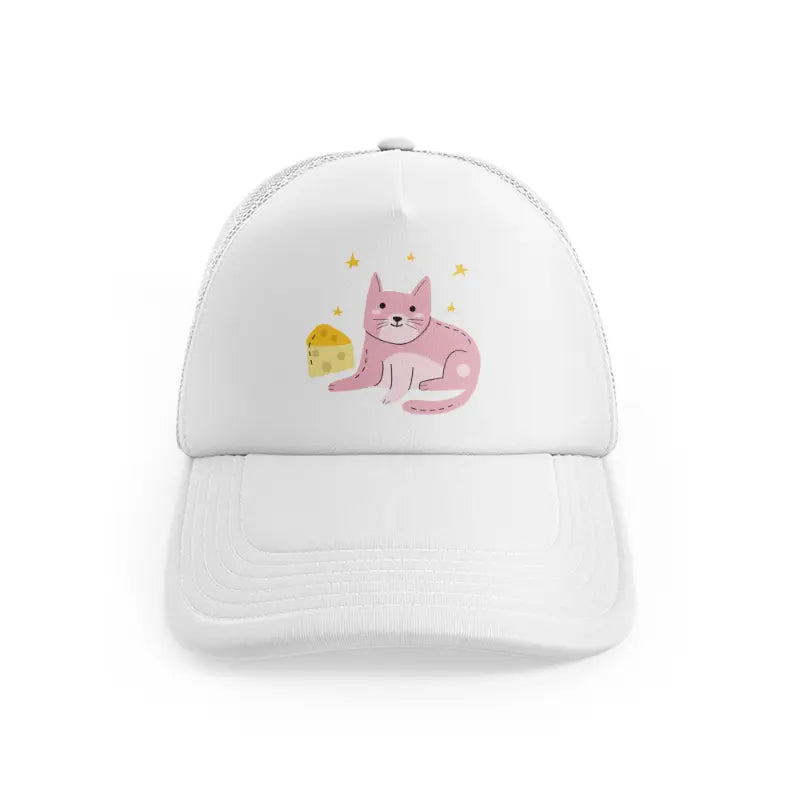 005 cheese white trucker hat