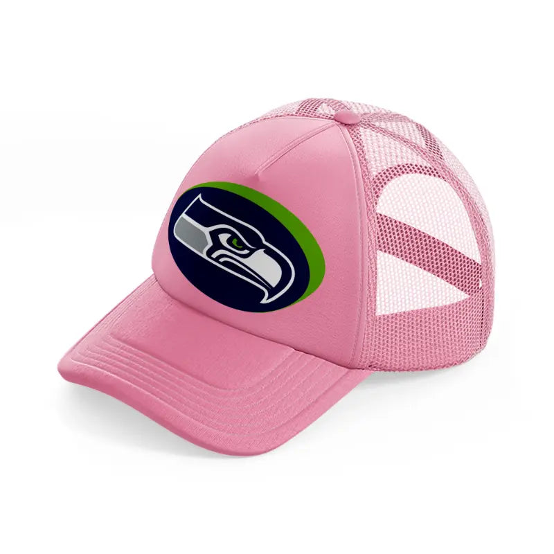 seattle seahawks 3d-pink-trucker-hat