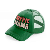 hippie mama (1) green trucker hat