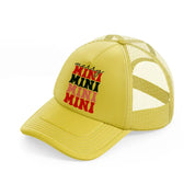 merry mini-gold-trucker-hat