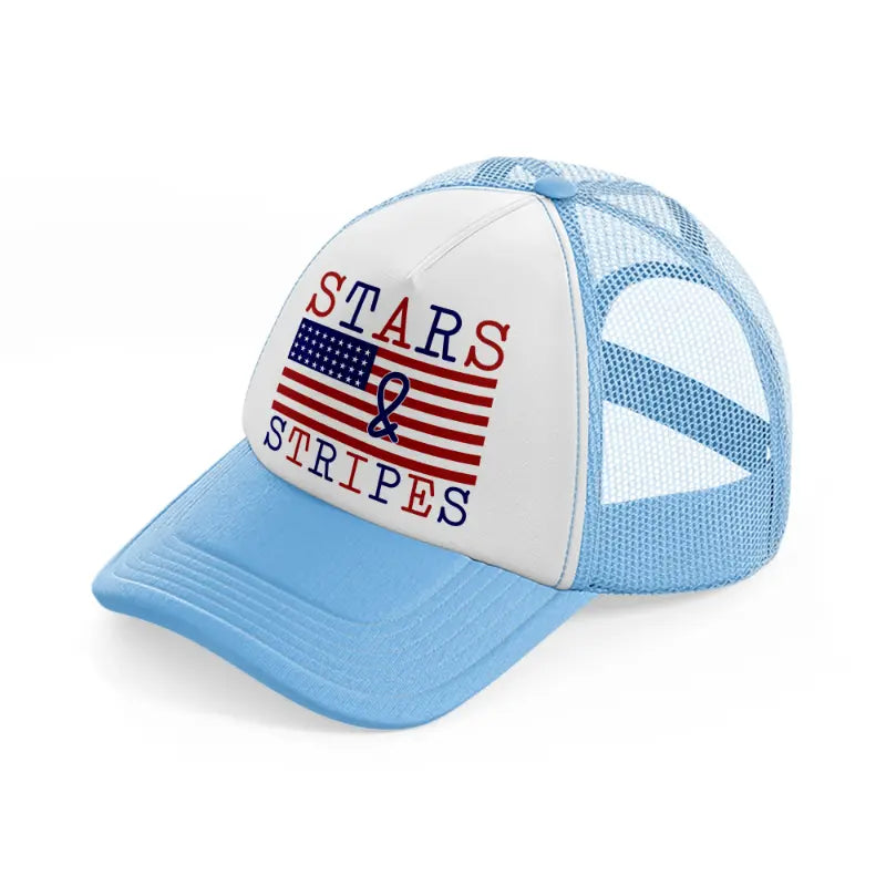 stars & stripes-010-sky-blue-trucker-hat