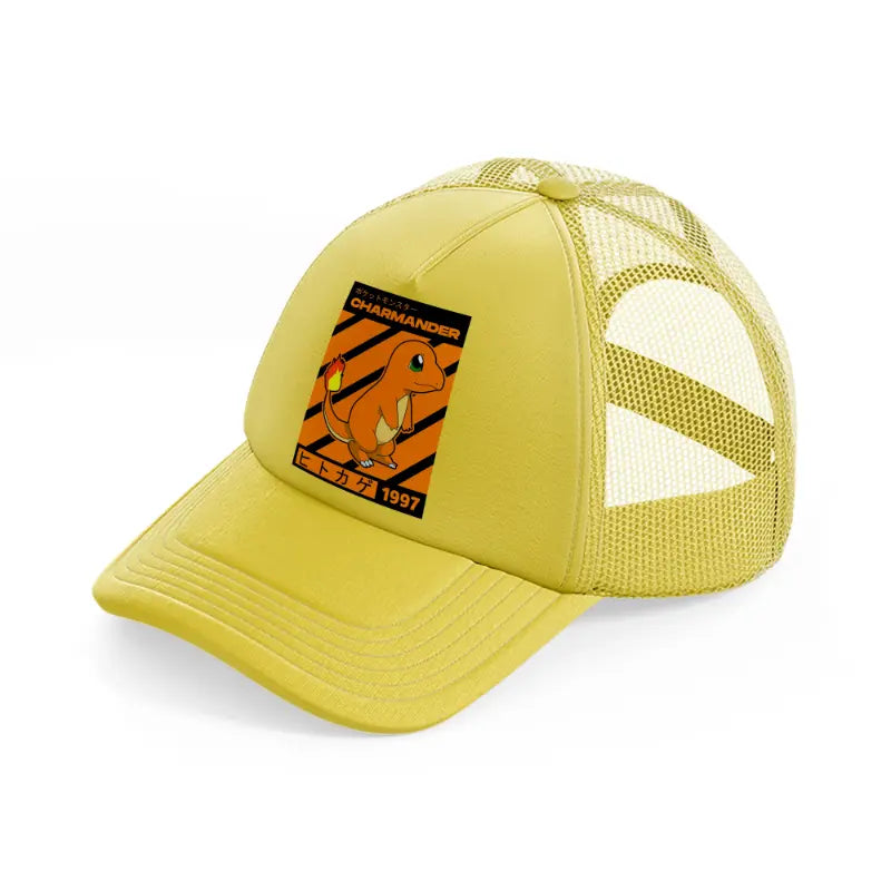 charmander-gold-trucker-hat