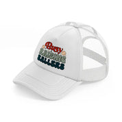 busy raising ballers white trucker hat