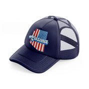 arizona flag-navy-blue-trucker-hat