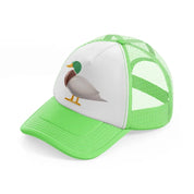 042-duck-lime-green-trucker-hat