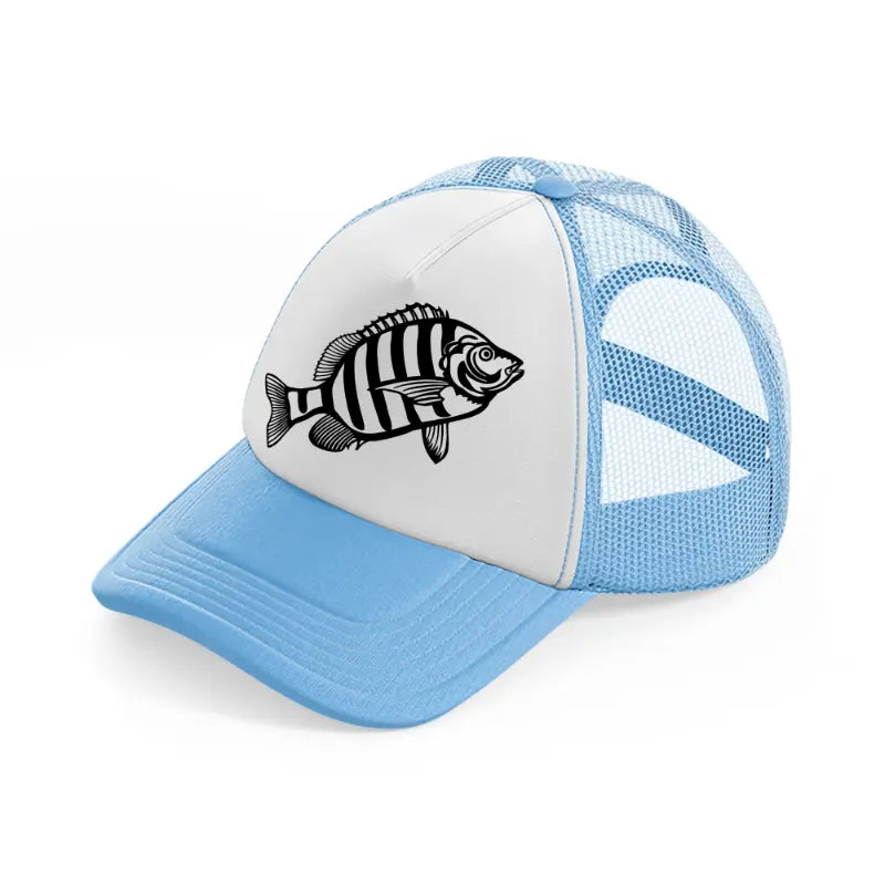 dory fish-sky-blue-trucker-hat