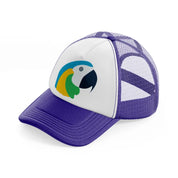 parrot (1) purple trucker hat