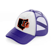 cincinnati supporter-purple-trucker-hat