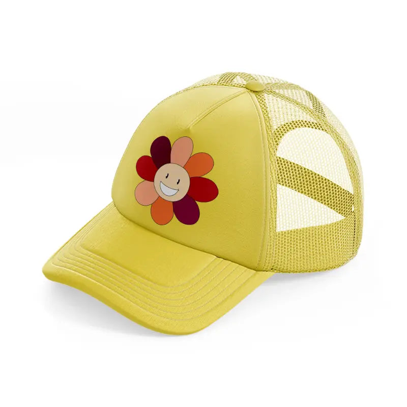 floral elements-18-gold-trucker-hat