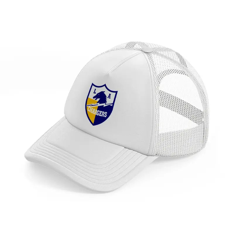 los angeles chargers retro-white-trucker-hat
