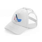 golf stick-white-trucker-hat