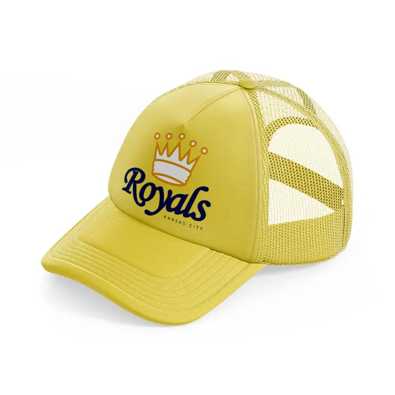royals kansas city-gold-trucker-hat