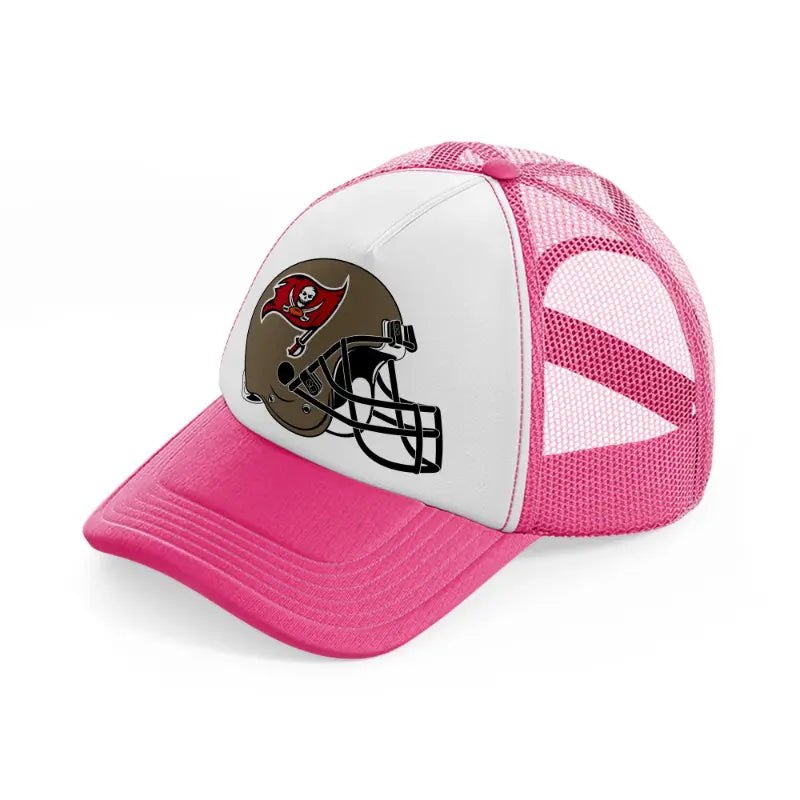 tampa bay buccaneers helmet-neon-pink-trucker-hat
