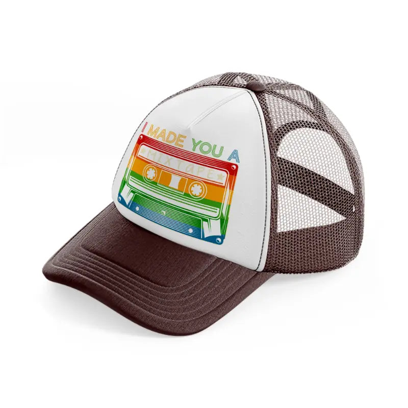 quoteer-220616-up-02-brown-trucker-hat