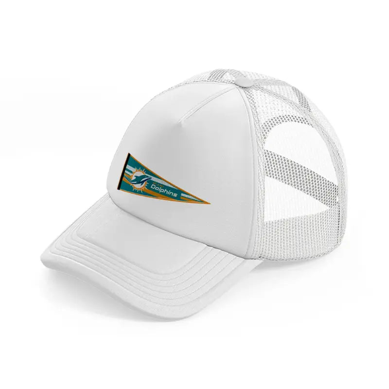 miami dolphins flag-white-trucker-hat